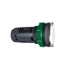   Schneider Electric Harmony XB5 - XB5EVG1 - műanyag monolitikus LED jelzőlámpa, Ø22, 120VAC, fehér