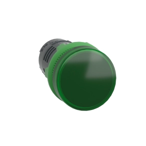   Schneider Electric Harmony XB5 - XB5EVM3 - műanyag monolitikus LED jelzőlámpa, Ø22, 230VAC, zöld