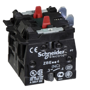   Schneider Electric Harmony XB4/XB5 - ZBE504 - érintkező blokk, 2NC, nagyteljesítményű, 10A, csavaros csatlakozó