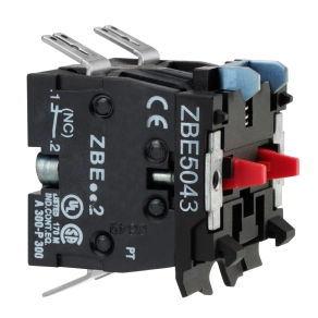   Schneider Electric Harmony XB4/XB5 - ZBE5043 - érintkező blokk, 2NC, nagyteljesítményű, 10A, Faston csatlakozó