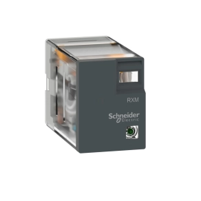   Schneider Electric Harmony Electromechanical Relays - RXM4LB2BD - Miniatűr dugaszolható relé - RXM, 3 A, 4 CO, LED - es, 24 V DC