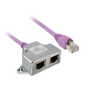   Schneider Electric Altivar 71 - TCSCTN023F13M03 CANopen adapter, 2xRJ45 csatlakozó CANopen Daisy Chain csatlakozáshoz
