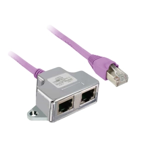 Schneider Electric Altivar 71 - TCSCTN023F13M03 CANopen adapter, 2xRJ45 csatlakozó CANopen Daisy Chain csatlakozáshoz