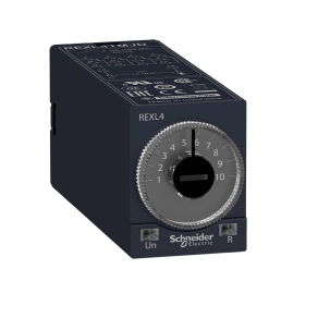   Schneider Electric Harmony Timer Relays - REXL4TMB7 - dugaszolható bekapcsolás késleltető időrelé, A funkció, 4CO, 5A, 24VAC