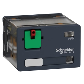   Schneider Electric Harmony Electromechanical Relays - RPM42B7 - RPM teljesítményrelé, 4CO, 15A, 24VAC, tesztgombbal, LED - del