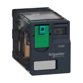 Schneider Electric Harmony Electromechanical Relays - RXM3AB1BD - RXM miniatűr relé, 3CO, 10A, 24VDC, tesztgomb