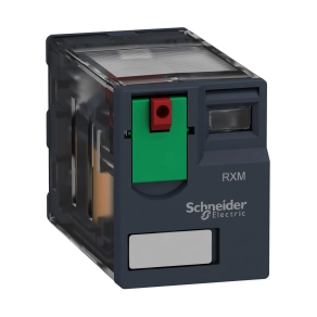 Schneider Electric Harmony Electromechanical Relays - RXM4AB1P7 - RXM miniatűr relé, 4CO, 6A, 230VAC, tesztgomb