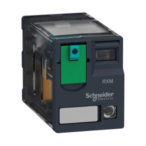 Schneider Electric Harmony Electromechanical Relays - RXM4AB2BD - RXM miniatűr relé, 4CO, 6A, 24VDC, tesztgomb, LED