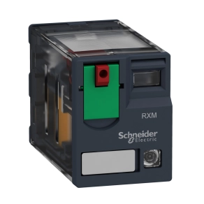   Schneider Electric Harmony Electromechanical Relays - RXM4GB2B7 - RXM miniatűr relé, 4CO, 3A, 24VAC, tesztgomb, LED, alacsony szintű