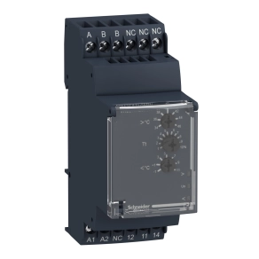 Schneider Electric Harmony Control Relays - RM35ATL0MW - hőmérsékletfigyelő relé, 1CO, 5A, 24…240VAC/DC