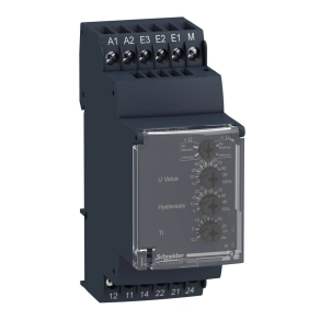   Schneider Electric Harmony Control Relays - RM35UA12MW - feszültségfigyelő relé, 2CO, 5A, 24…240VAC/DC, mérési tart.:0,05…5V