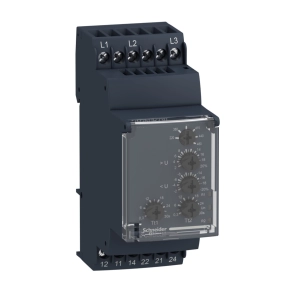  Schneider Electric Harmony Control Relays - RM35UB330 - háromfázisú feszültségfigyelő relé, 3f, 1+1CO, 5A, 220…480VAC