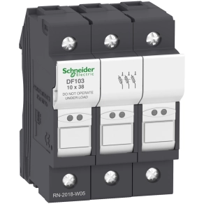   Schneider Electric TeSys DF, LS1/GK1 - DF103 - Biztosíték tartó 3P 32A biztosítékhoz