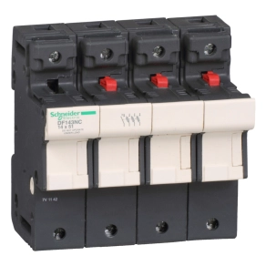   Schneider Electric TeSys DF, LS1/GK1 - DF143NC - Biztosíték tartó 3P N 50A biztosítékhoz