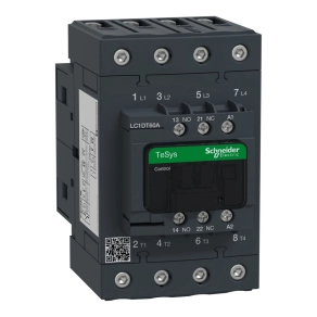   Schneider Electric TeSys D - LC1DT60AP7 - 4 pólusú Everlink mágneskapcsoló AC1 415V 60 A, tek. 230V AC 50/60Hz