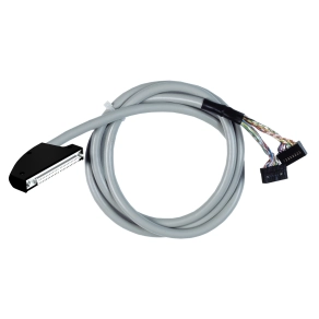 Schneider Electric Modicon ABE7 - ABFH34M100 - kábel, 40 eres, FCN 40 - 2xHE10 20, Telefast - M340/X80 csatlakoztatáshoz, 1m