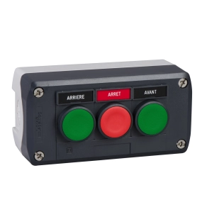 Schneider Electric Harmony XALD - XALD311H29H7 - komplett vezérlő, szürke, Ø22 mm nyomógombokkal