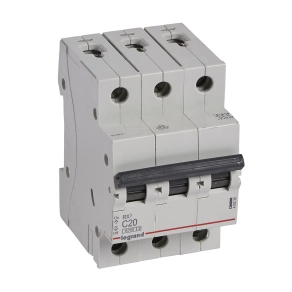 Legrand RX3 kismegszakító 3P C20 6000A BIC - 419236