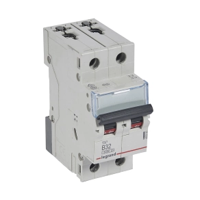 Legrand TX3 kismegszakító 2P B32 6000A/6kA BIC - 403390