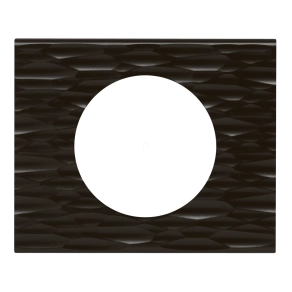 Legrand Céliane 1-es keret, fekete corian - 69021
