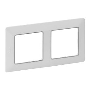 Legrand Valena Life kettős keret, fehér–króm - 754032