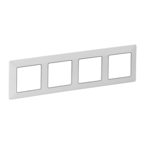 Legrand Valena Life 4-es keret, fehér–króm - 754034