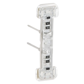   Legrand Valena Allure Bepattintható LED lámpa jelzőfénnyel felszerelhető és nulla vezetékes váltókapcsolóhoz, kék - 752058