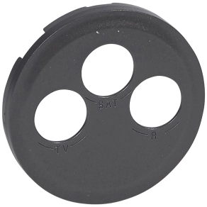 Legrand Céliane TV-RD-SAT burkolat, grafit - 67985