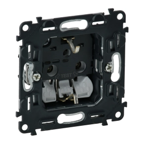   Legrand Valena InMatic 2P+F csatlakozóaljzat mechanizmus, rugós vezetékbekötéssel - 753021