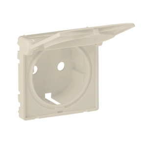   Legrand Valena Life 2P+F csatlakozóaljzat burkolat csapófedéllel, elefántcsont - 754841
