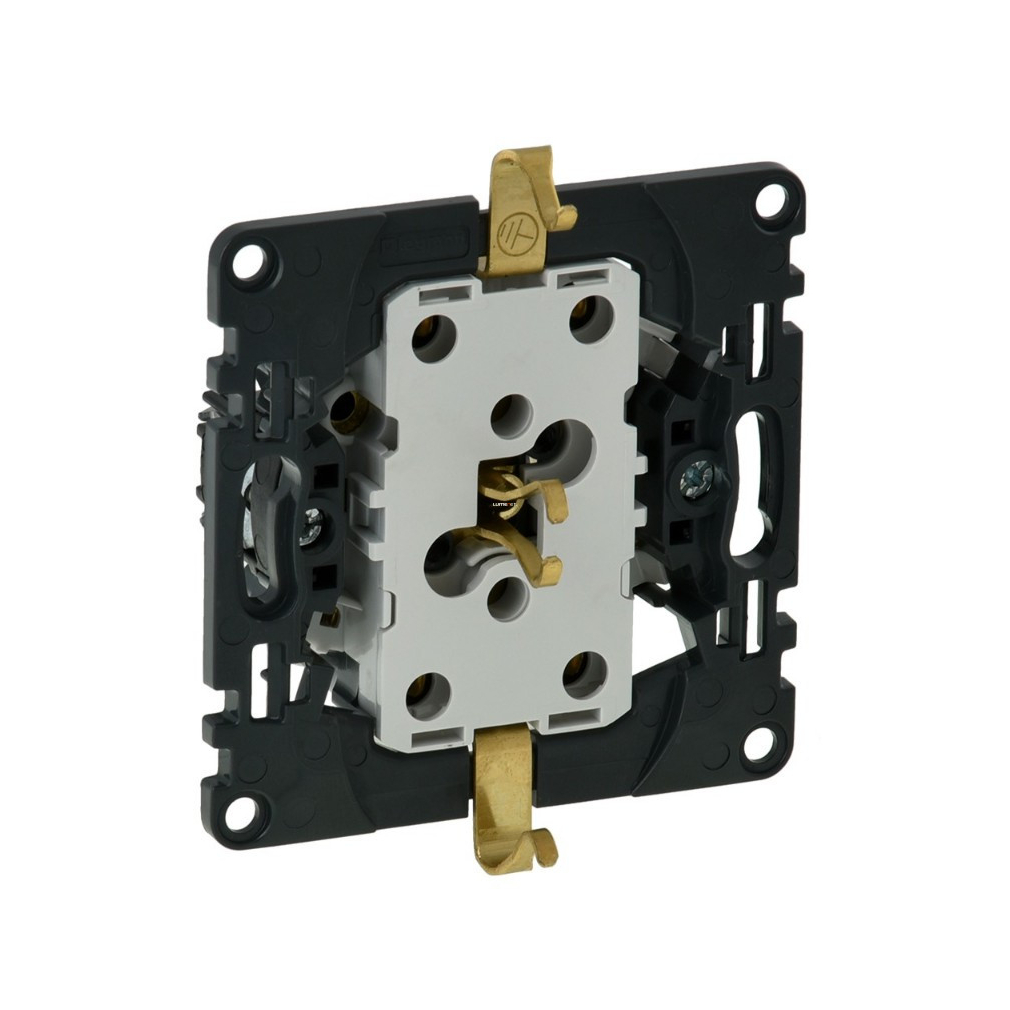 Legrand Valena InMatic 2x2P+F csatlakozóaljzat, rugós (GYV) biztonsági zsalus (753026)