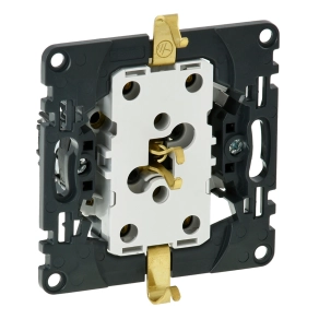   Legrand Valena InMatic 2x2P+F csatlakozóaljzat, rugós vezetékbekötéssel - 753027