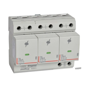 Legrand túlfeszültség-levezető T1 25KA 3P +SD - 412282