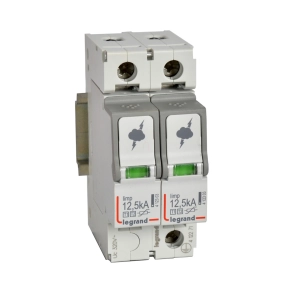 Legrand túlfeszültség-levezető T1+T2 12, 5KA 2P - 412271