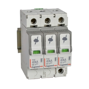 Legrand túlfeszültség-levezető T2 40KA 3P +SD - 412242