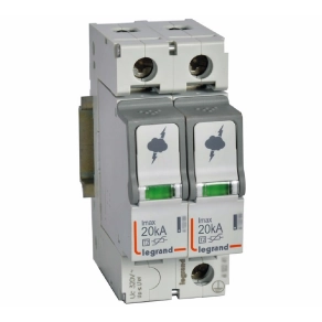 Legrand túlfeszültség-levezető T2 20KA 2P - 412221