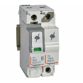   Legrand túlfeszültség-levezető T1+T2 8KA 1P+N NR - 412256