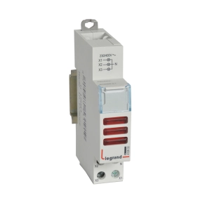   Legrand CX3 moduláris jelzőlámp tripla LED piros 230/400V ~ - 412933