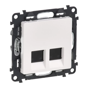   Legrand Valena Life 2xRJ45 Cat. 6 STP csatlakozóaljzat fehér - 753147