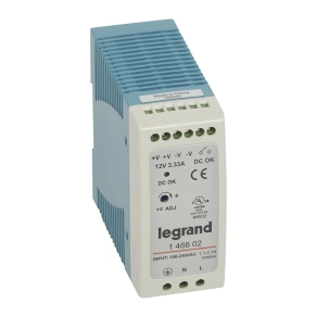   Legrand tápegység 40W 100-240/12V= kapcsolóüzemű stabilizált - 146602