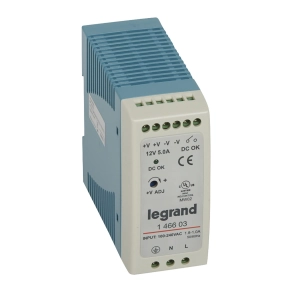  Legrand tápegység 60W 100-240/12V= kapcsolóüzemű stabilizált - 146603
