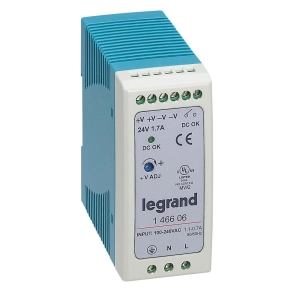   Legrand tápegység 40W 100-240/24V= kapcsolóüzemű stabilizált - 146606