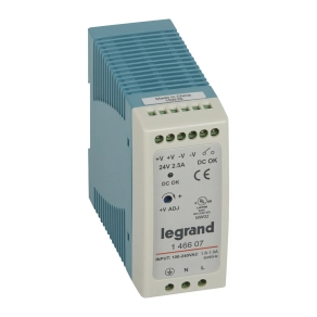   Legrand tápegység 60W 100-240/24V= kapcsolóüzemű stabilizált - 146607