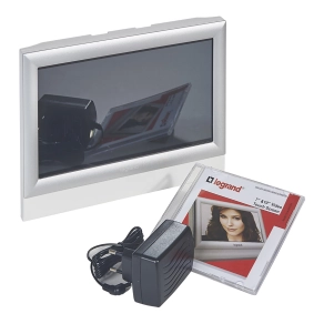   Legrand kiegészítő 2 vezetékes 10"-os érintőképernyős beltéri egység - 369335