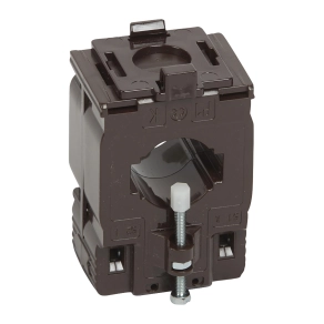   Legrand egyfázisú áramváltó 600/5A, (Ø27 mm) kábelhez vagy (32, 5x10, 5 vagy 25, 5x15, 5 mm) gyűjtősínhez - 412114
