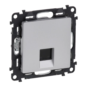   Legrand Valena Life 1xRJ45 Cat. 5e FTP csatlakozóaljzat alumínium - 753353