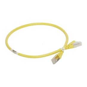   Legrand patch kábel Cat6A (S/FTP) PVC 0 5M sárga d:6 2mm LCS3 - 51816
