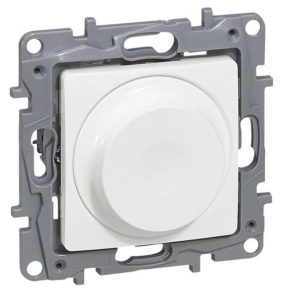   Legrand Niloé forgatógombos fényerőszabályzó 5-300 W (izzó, halogén), 2-vezetékes, fehér - 764588