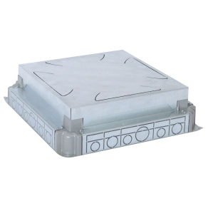   Legrand süllyesztett doboz betonba, állítható magasságú, 65-90mm betonba, 16/24 modulos padlódobozhoz - 88092