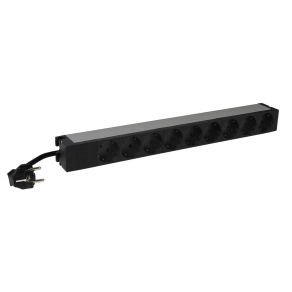   Legrand elosztósor 19"/1U jelzőlámpás KIM:9xSHK - 646821
